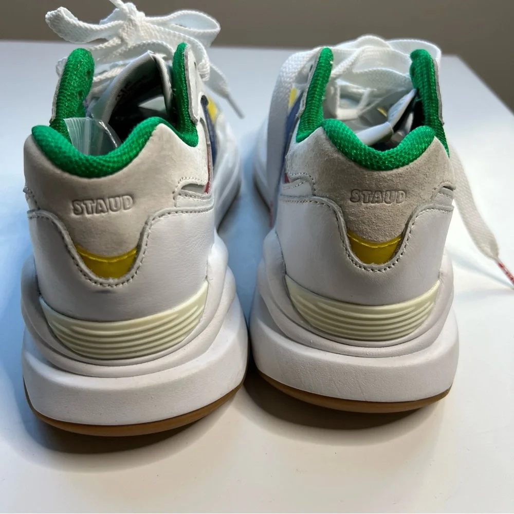 STAUD x New Balance 57/40 Sneakers Mens 6 White Blue Quartz Colored Laces New - Picture 7 of 16